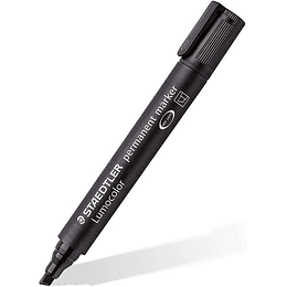 Staedtler Lumocolor 350 Rotulador Permanente - Secado Rapido - Punta 2 - 5 mm Aprox - Color Negro