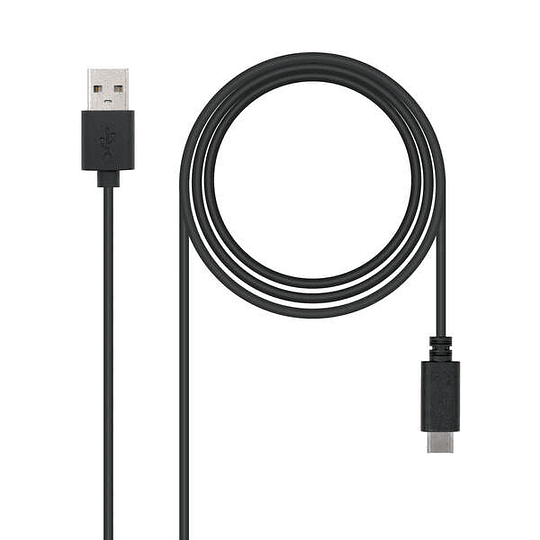 Nanocable Cable USB-C 2.0 Macho a USB-A Macho 2m