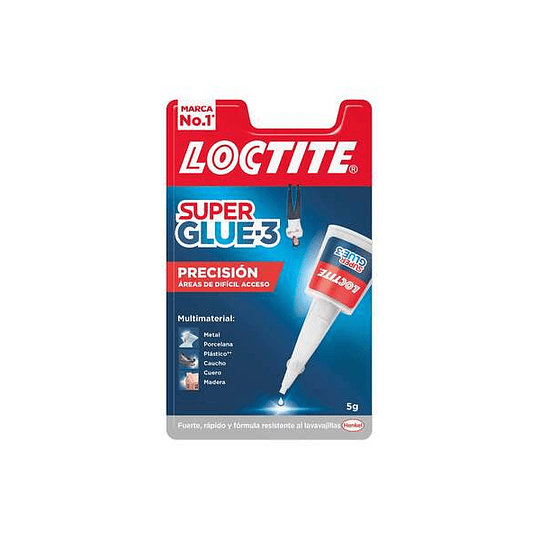 Loctite Precision Pegamento Universal Instantaneo - 5gr - Maxima Resistencia - Union Instantanea -  2640076/2712223/2644833