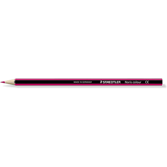 Staedtler Noris Colour 185 Lapiz Hexagonal de Color - Resistencia a la Rotura - Material Wopex - Color Fucsia