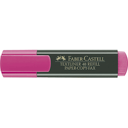 Faber-Castell Rotulador Marcador Fluorescente Textliner 48 - Punta Biselada - Trazo entre 1.2mm y 5mm - Tinta con Base de Agua - Color Rosa