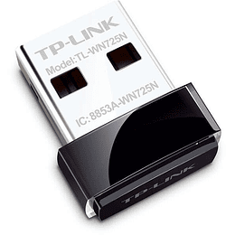 TP-Link TL-WN725N Adaptador USB Nano Inalambrico N de 150Mbps