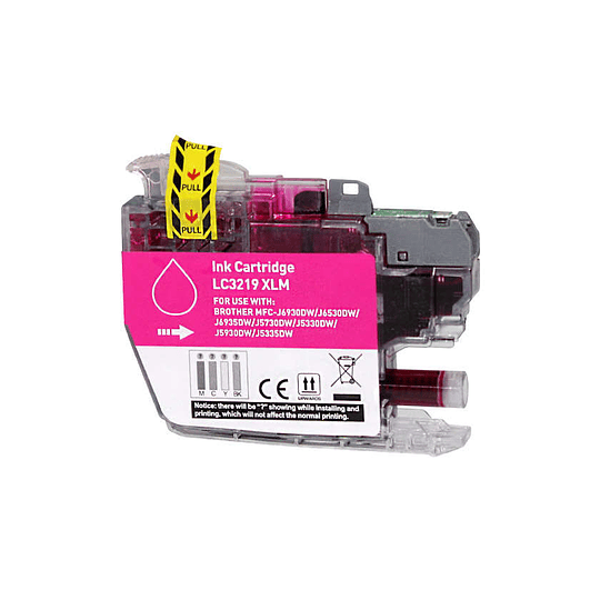 Brother LC3219XL Magenta Cartucho de Tinta Generico - Reemplaza LC3219XLM