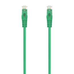 Aisens Cable de Red Latiguillo RJ45 LSZH Cat.6A 500 MHZ UTP AWG24 - 0.50m - Libre de Halogenos - 10 Gigabit/s - Color Verde