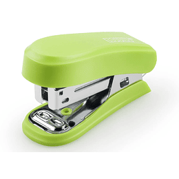 Novus Mini Grapadora Compacta - Hasta 12 Hojas - Grapado Cerrado y Abierto - Incluye 320 Grapas - Color Verde