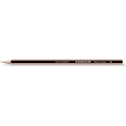 Staedtler Noris Colour 185 Lapiz Hexagonal de Color - Resistencia a la Rotura - Material Wopex - Color Beige