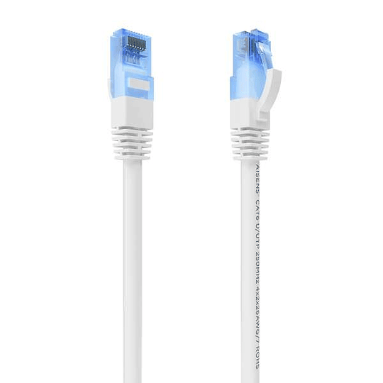 Aisens Cable de Red Latiguillo RJ45 Cat.6 UTP AWG26 CCA - 30cm - Color Blanco