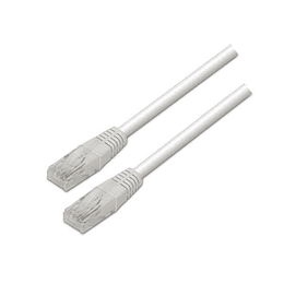 Aisens Cable de Red Latiguillo RJ45 Cat.5e UTP AWG24 - 3.0m - 10/100 Mbit/s - Color Blanco