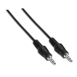 Aisens Cable Audio Estereo - JACK 3.5/M-JACK 3.5/M - 1.5m - Color Negro