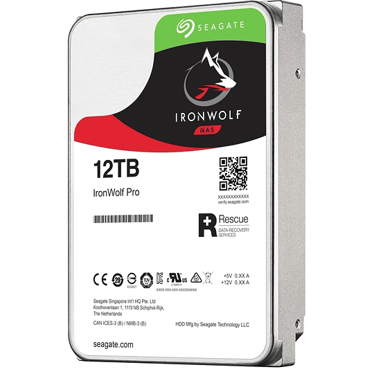 Seagate IronWolf NAS ST12000VN0008 12TB 3.5