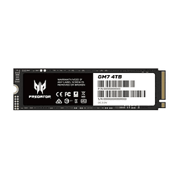 ACER PREDATOR SSD GM7 4Tb M.2 NVMe PCIe Gen 4x4