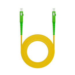 Nanocable Cable fibra SC/APC LSZH Amarillo 10m