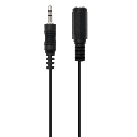 Ewent Cable Audio Estereo 3,5mm/M y 3,5mm/H -3mt