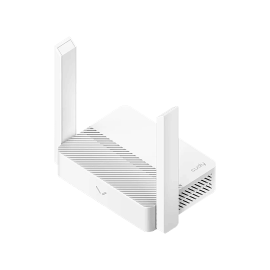 Cudy WR300 Router WiFi N300 - x Puertos 10/100Mbps - 2 Antenas Externas 5dBi - Color Blanco