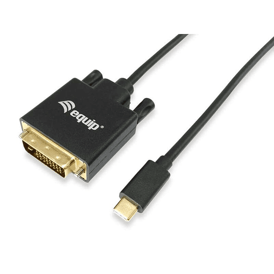 Equip Cable USB-C Macho a DVI-D de Doble Enlace Macho 1.80m