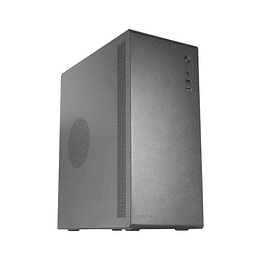 Tacens ORUMX Minitorre Slim Ultra Compacta - Estructura de Acero - Ventilador 80mm - Soporte MicroATX/Mini-ITX - 4 Discos Duros - USB 3.0 y 2.0 - Colo