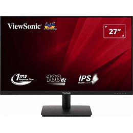 Viewsonic Monitor 27" VA270-H LED IPS FullHD - 100hz - Respuesta 1ms - Angulo de Vision 178º - 16:9 - VGA - HDMI - VESA 75x75 - Color Negro