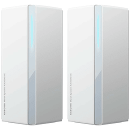 Xiaomi Sistema WiFi Mesh de 2 Unidades WiFi 6 AX3000NE Dual Band - Velocidad hasta 2978Mbps - 4 Puertos RJ-45