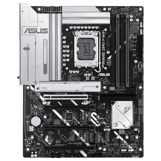 Asus Prime Z890-P WIFI Placa Base LGA 1851 - WiFi, Bluetooth, HDMI, DisplayPort, PCIe 4.0 y 5.0, M2, 4x Sata III, USB 2.0, 3.2, USB-C, RJ-45