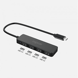 HUB APPROX APPC54USB-C A 4PTOS USB3.0