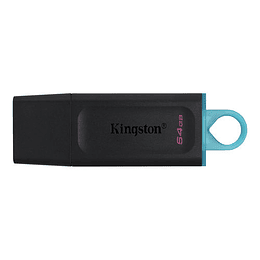 PENDRIVE KINGSTON 64GB USB3.2 DT EXODIA GEN1 NEGRO/TURQUESA