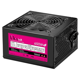 FUENTE ALIMENTACION 650W L-LINK LL-PS-650 4SATA 12CM ATX