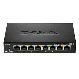 SWITCH D-LINK DGS-108 8PTOS 10/100/1000