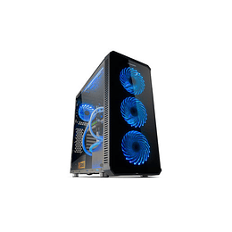 CAJA TORRE/E-ATX NOX HUMMER TGX S/FUENTE USB3.0 NEGRA LED-MULTI CONT.VENTILADORES