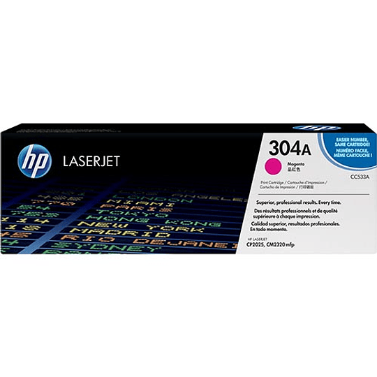 TONER HP CC533A Nº304A MAGENTA 2.800PAG