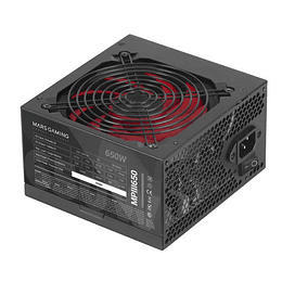 FUENTE ALIMENTACION 650W MARS GAMING PFC-ACTIVO 85+ 12CM ATX