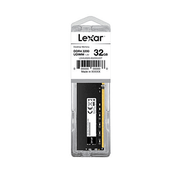 MEMORIA LEXAR DIMM DDR4 32GB 3200MHZ CL22