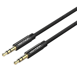 CABLE AUDIO ESTEREO JACK 3.5/M JACK 3.5/M 1.5 M NEGRO VENTION