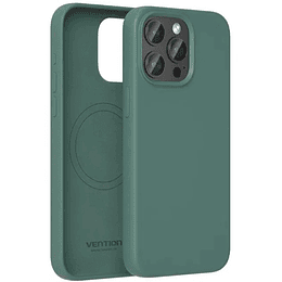 FUNDA SILICONA MAGSAFE IPHONE 13 PRO MAX VERDE VENTION