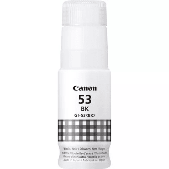 CARTUCHO BOTELLA TINTA NEGRO GI-53 CANON