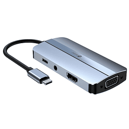 DOCKING STATION 7 PUERTOS USB-C LEOTEC