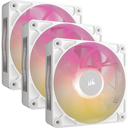 VENTILADOR AUXILIAR RX120 ICUE LINK MAX RGB 120MM WHITE TRIPLE PACK CORSAIR