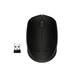 RATON OPTICO WIRELESS B170 NANO RECEPTOR NEGRO LOGITECH