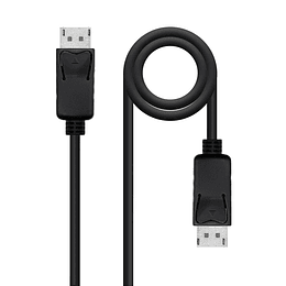 CABLE DISPLAYPORT 1.2 CCS DP/M-DP/M NEGRO 0.5 M NANOCABLE