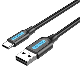 CABLE USB-A A USB-C 0.50 M GRIS VENTION