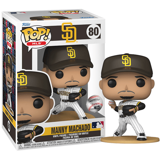 FUNKO POP! MLB - PADRES: MANNY MACHADO (80)/PEGI 3