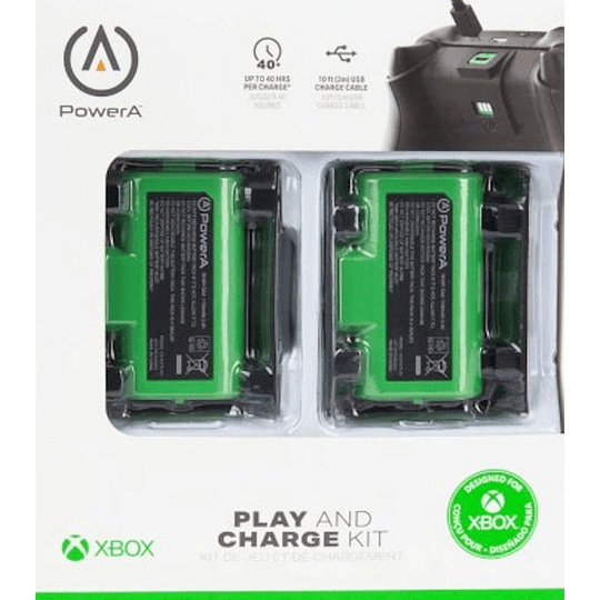 POWER A PLAY & CHARGE KIT REFRESH (XBONE)/