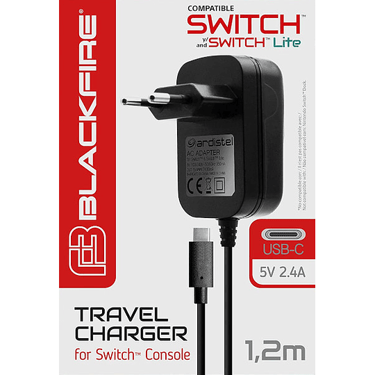 BLACKFIRE TRAVEL CHARGER FUENTE DE ALIMENTACION (2 METROS) (OLED)/