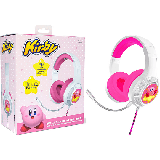 OTL PRO G4 GAMING HEADPHONES KIRBY (CONSOLAS/TABLET/MOVIL/PC)/PEGI 7