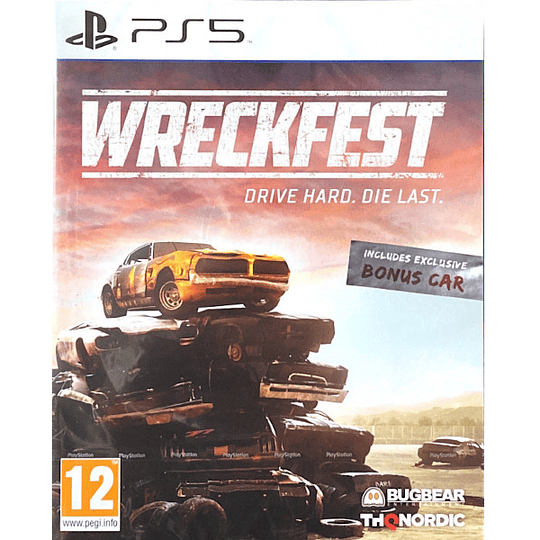 WRECKFEST DRIVE HARD. DIE LAST (INCLUYE BONUS CAR)/PEGI 12