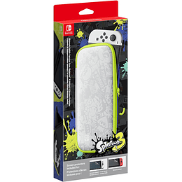 CARRYING CASE  (FUNDA + PROTECTOR LCD) EDICION SPLATOON 3 (OLED) (IMP)/