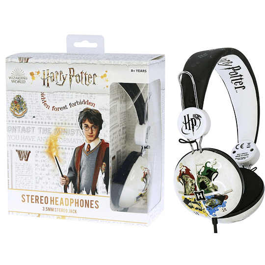 OTL STEREO HEADPHONE HARRY POTTER HOGWARTS 3.5 MM (SWITCH/MOVIL/TABLET)/PEGI 7