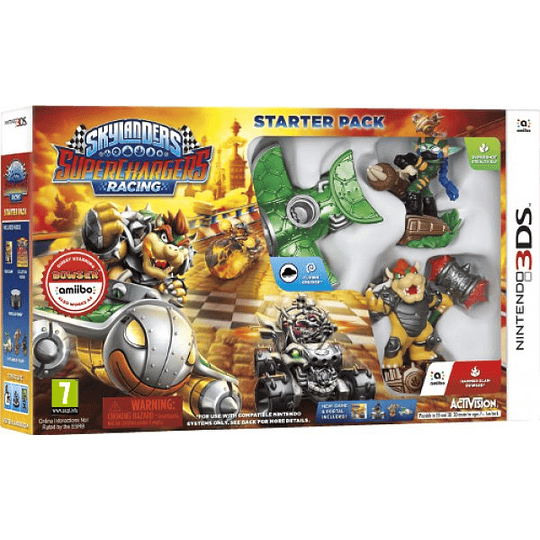 SKYLANDERS SUPERCHARGERS RACING STARTER PACK (INCLUYE FIGURA BOWSER COMPATIBLE CON AMiiBO)/PEGI 7