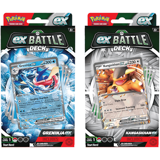 POKEMON TRADING CARD GAME POKEMON GO EX BATTLE DECK (KANGASKHAN EX/ GRENINJA EX) (ENG)/PEGI 3