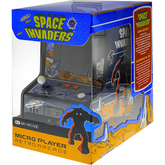 CONSOLA RETRO ARCADE MICRO PLAYER SPACE INVADERS/PEGI 3