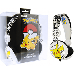 OTL STEREO HEADPHONE PIKACHU (PS4/XBOX/SWITCH/MOVIL/TABLET)/PEGI 7